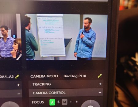 geführte Teams oder Zoom Meetings mit motorisierten Full-HD Kameras